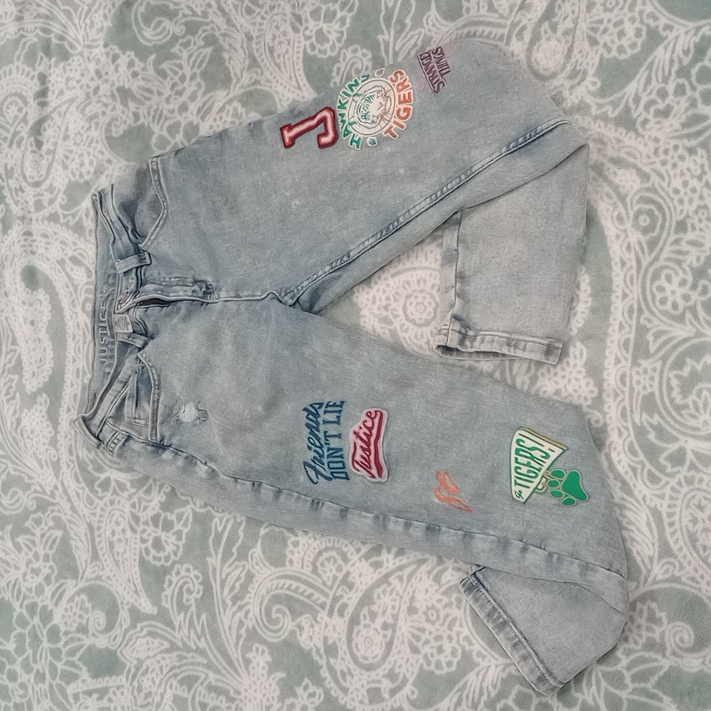 Justice stranger things pants